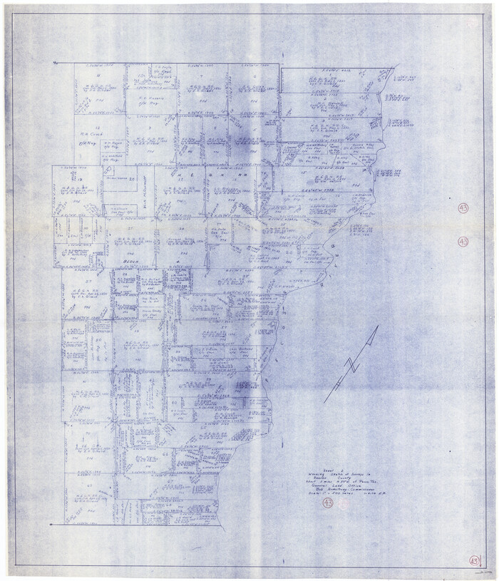63486, Reeves County Working Sketch 43, General Map Collection