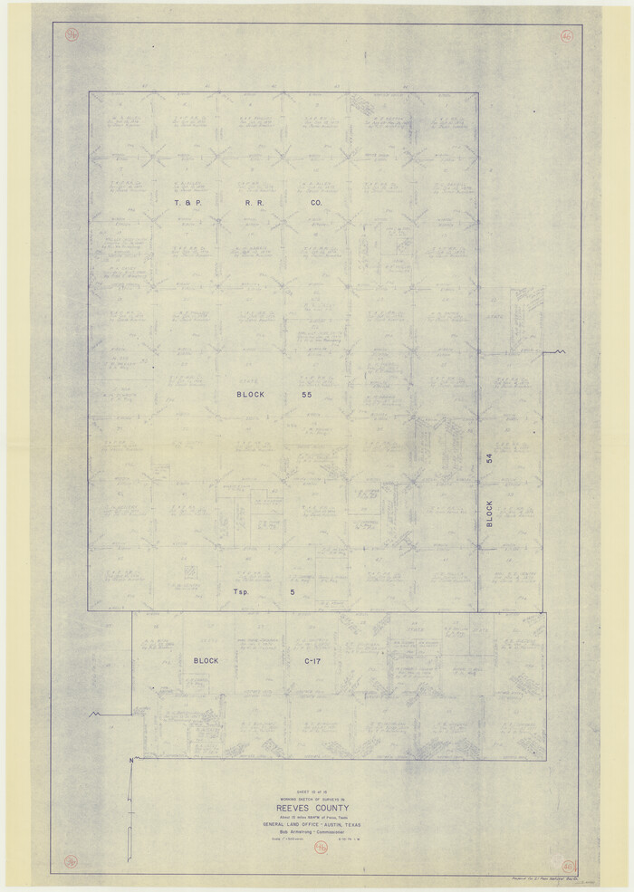 63489, Reeves County Working Sketch 46, General Map Collection