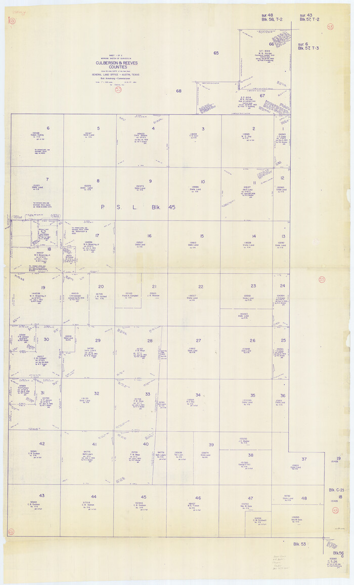 63496, Reeves County Working Sketch 53, General Map Collection