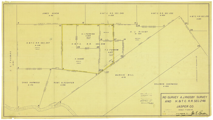 6350, Jasper County Rolled Sketch 3, General Map Collection