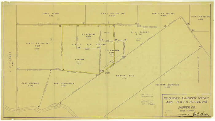 6350, Jasper County Rolled Sketch 3, General Map Collection