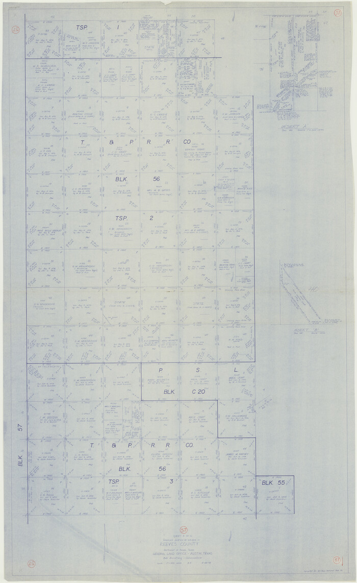 63500, Reeves County Working Sketch 57, General Map Collection