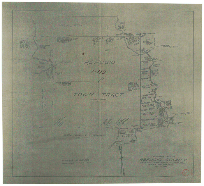 63511, Refugio County Working Sketch 2, General Map Collection
