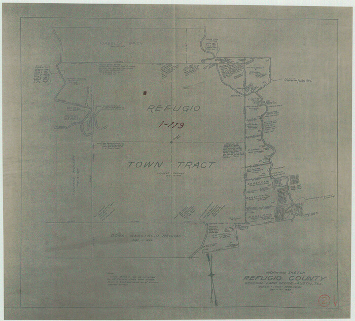 63511, Refugio County Working Sketch 2, General Map Collection