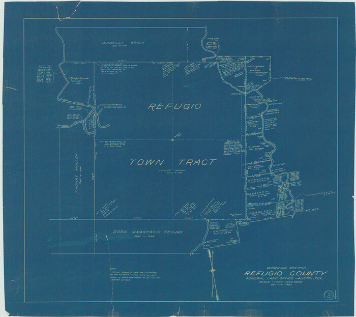 63512, Refugio County Working Sketch 3, General Map Collection