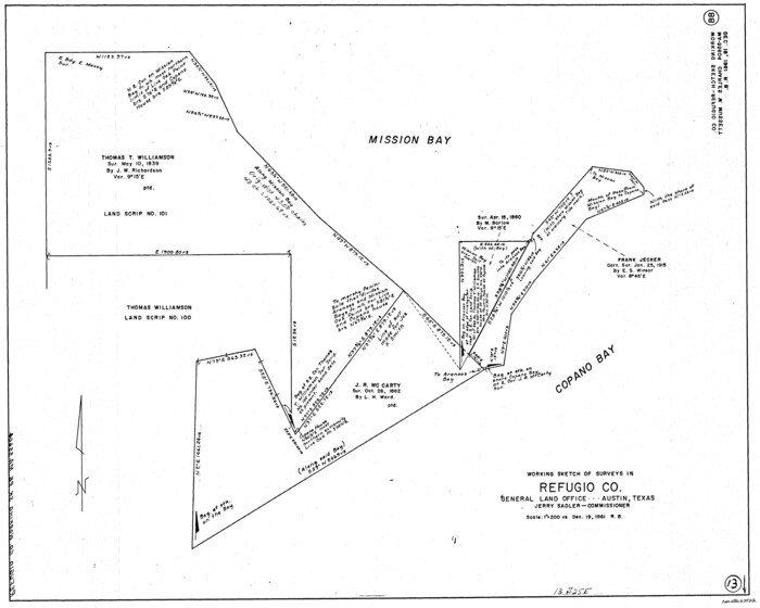 63522, Refugio County Working Sketch 13, General Map Collection