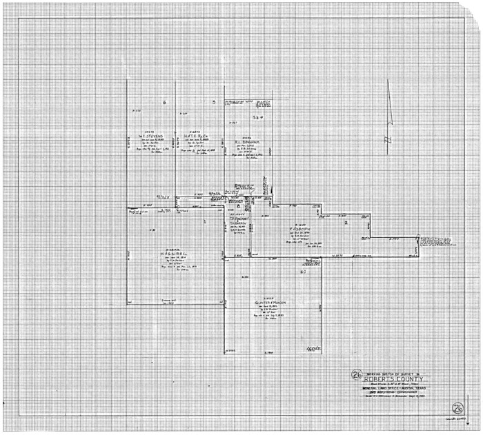 63552, Roberts County Working Sketch 26, General Map Collection