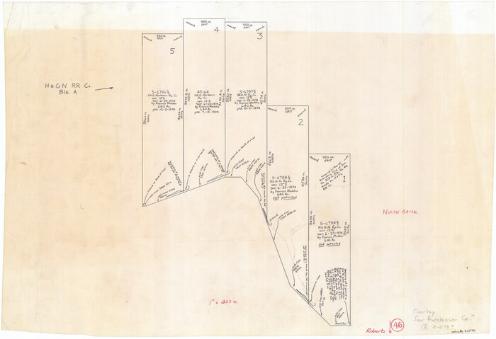 63572, Roberts County Working Sketch 46, General Map Collection