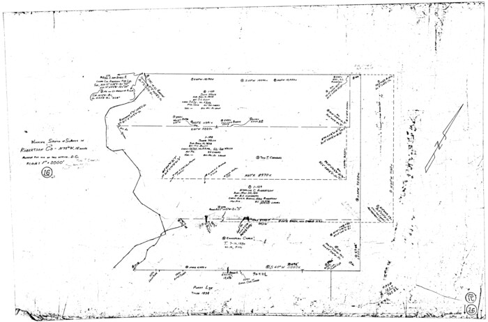 63589, Robertson County Working Sketch 16, General Map Collection