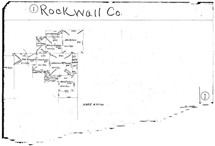 63593, Rockwall County Working Sketch 1, General Map Collection