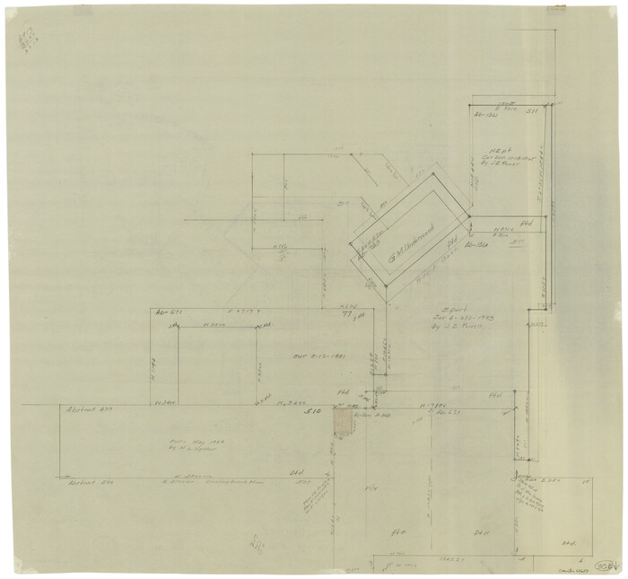 63627, Runnels County Working Sketch 30b, General Map Collection
