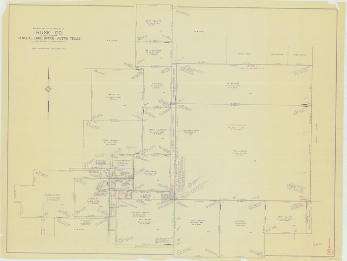 63651, Rusk County Working Sketch 16, General Map Collection