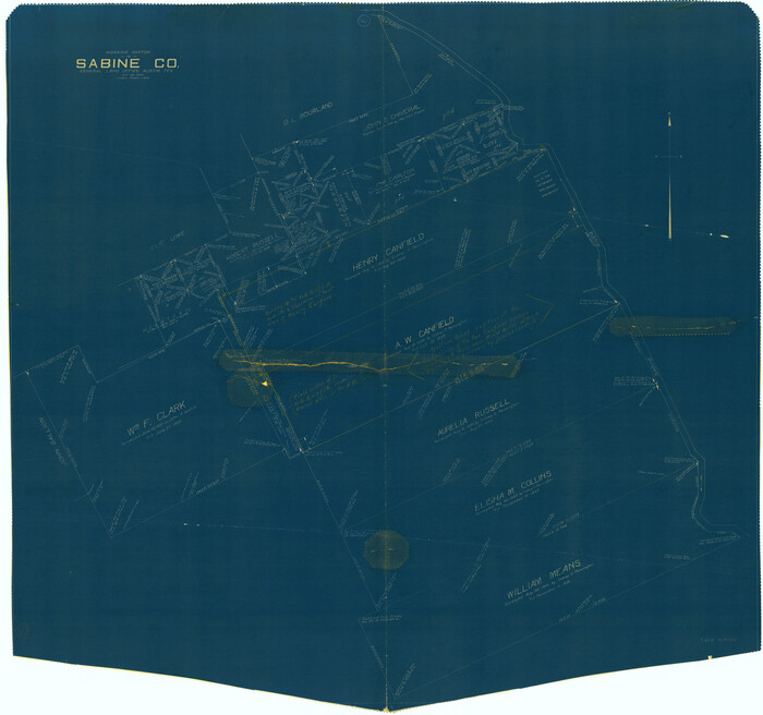 63679, Sabine County Working Sketch 8, General Map Collection