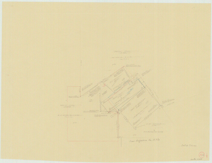 63698, San Augustine County Working Sketch 11a, General Map Collection