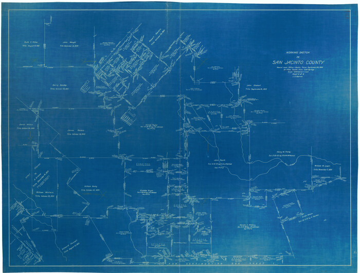 63730, San Jacinto County Working Sketch 17, General Map Collection
