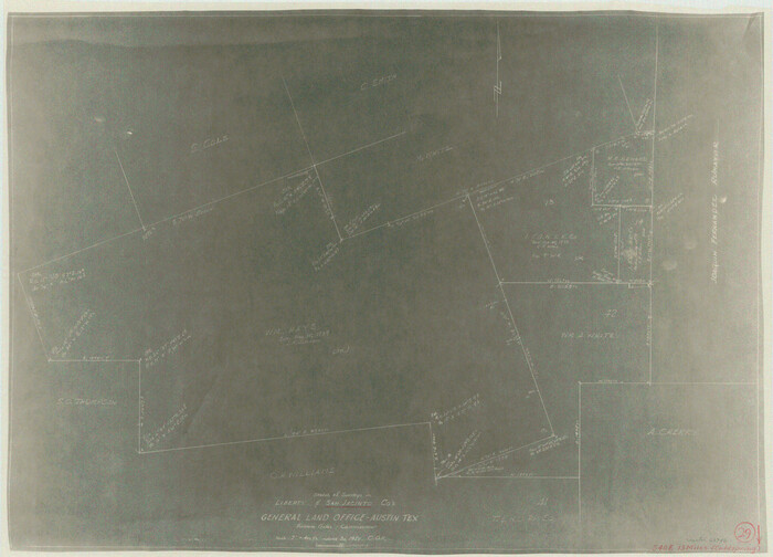 63742, San Jacinto County Working Sketch 29, General Map Collection
