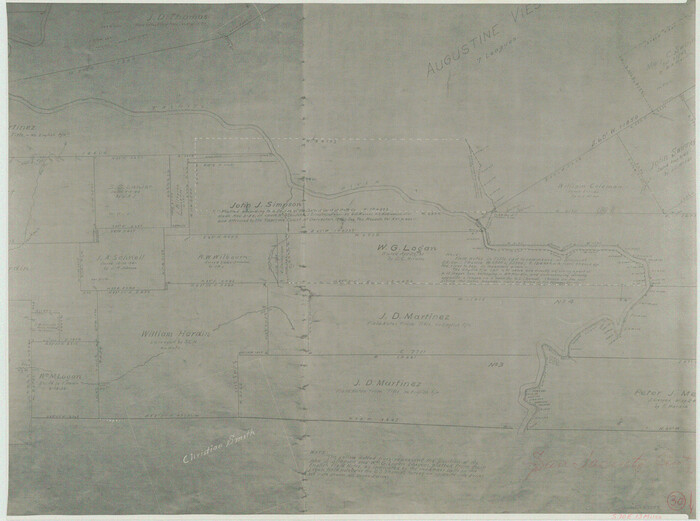 63743, San Jacinto County Working Sketch 30, General Map Collection