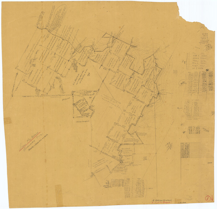 63763, San Patricio County Working Sketch 1, General Map Collection