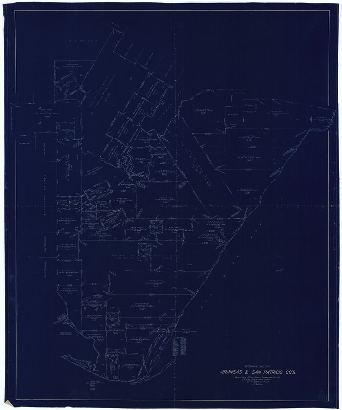63771, San Patricio County Working Sketch 9, General Map Collection