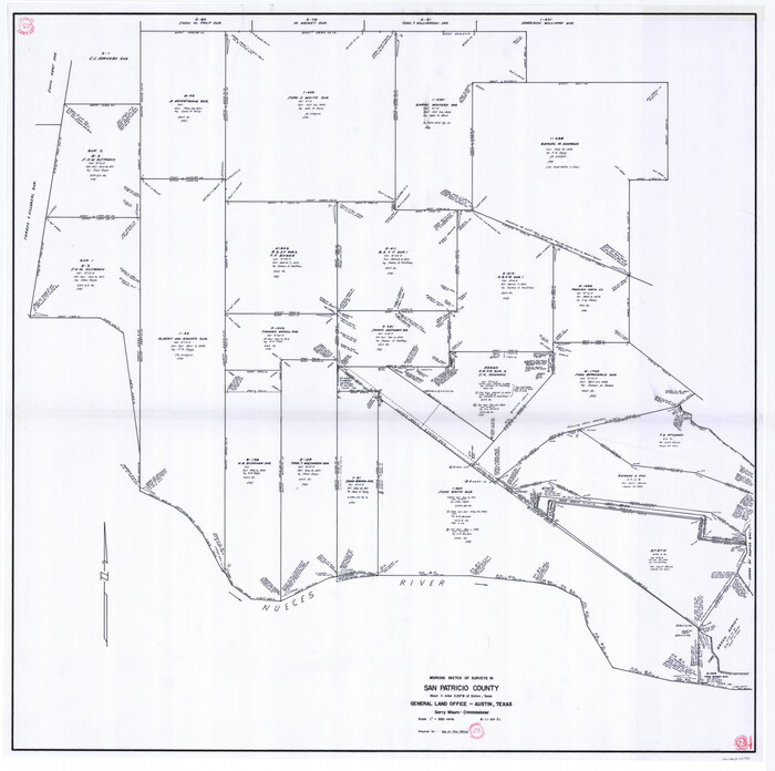 63785, San Patricio County Working Sketch 23, General Map Collection