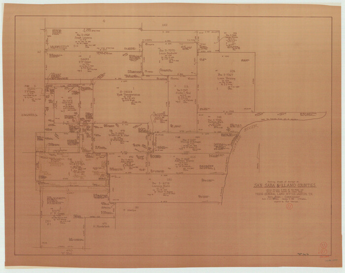 63799, San Saba County Working Sketch 11, General Map Collection