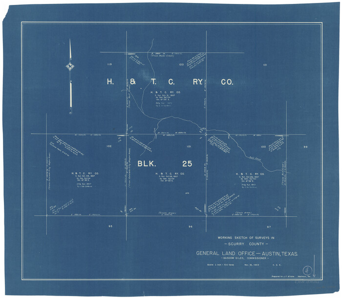 63833, Scurry County Working Sketch 4, General Map Collection

