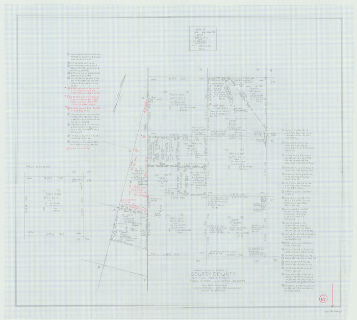 63839, Scurry County Working Sketch 10, General Map Collection