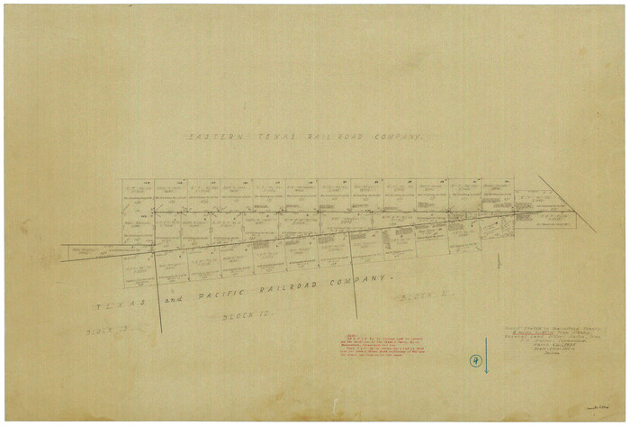 63844, Shackelford County Working Sketch 4, General Map Collection
