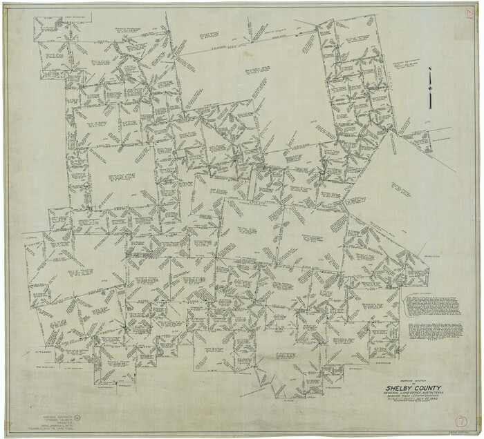 63860, Shelby County Working Sketch 7, General Map Collection