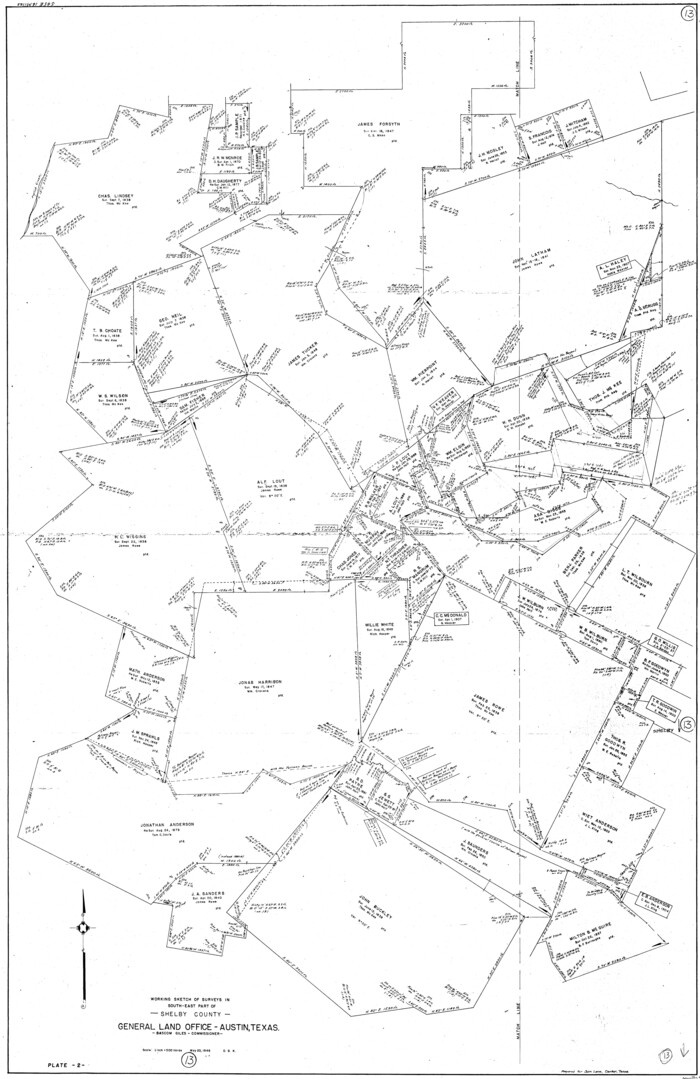 63866, Shelby County Working Sketch 13, General Map Collection