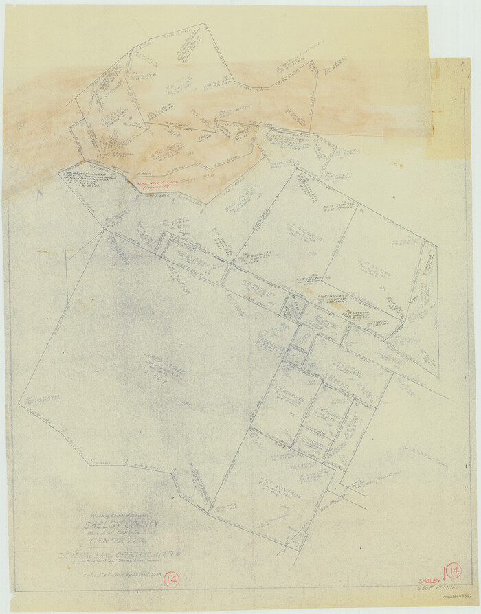 63867, Shelby County Working Sketch 14, General Map Collection