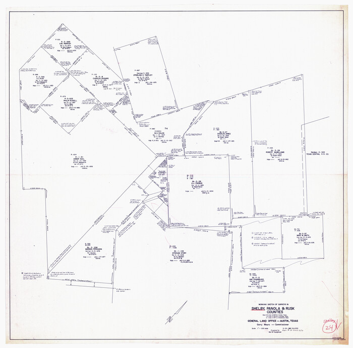 63878, Shelby County Working Sketch 24, General Map Collection