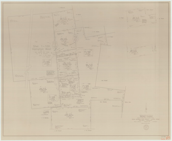 63881, Shelby County Working Sketch 27, General Map Collection