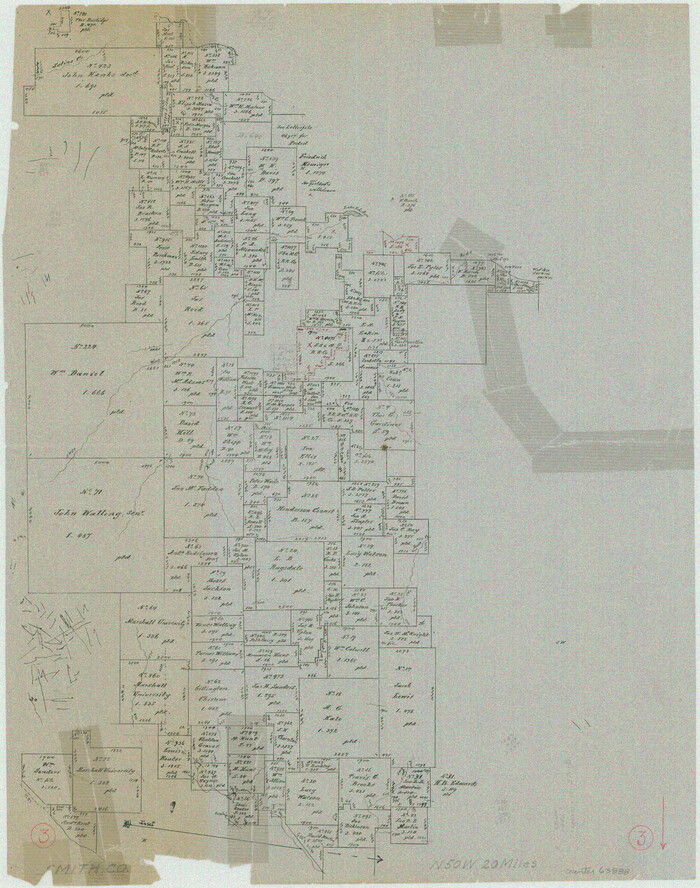 63888, Smith County Working Sketch 3, General Map Collection