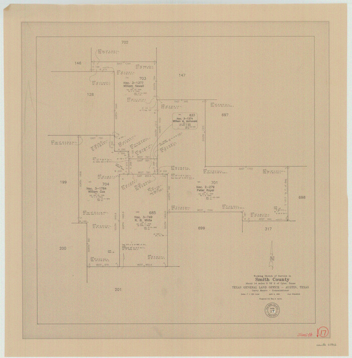 63902, Smith County Working Sketch 17, General Map Collection