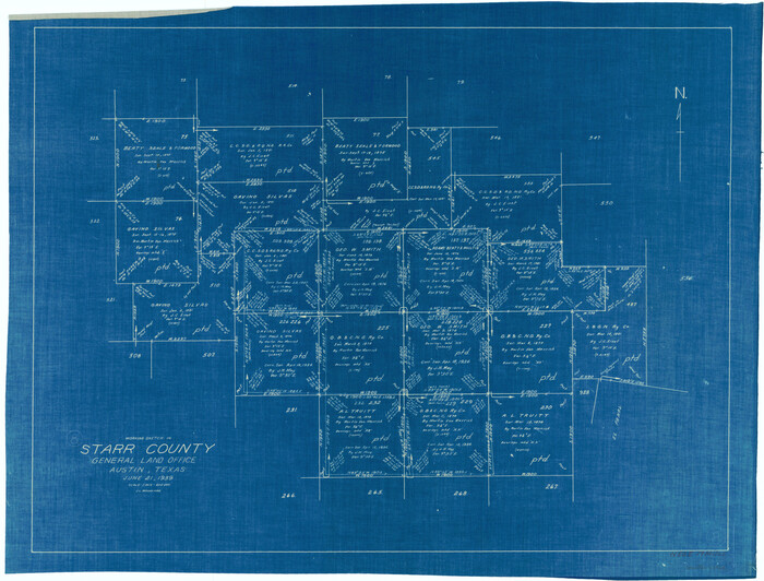 63924, Starr County Working Sketch 8, General Map Collection