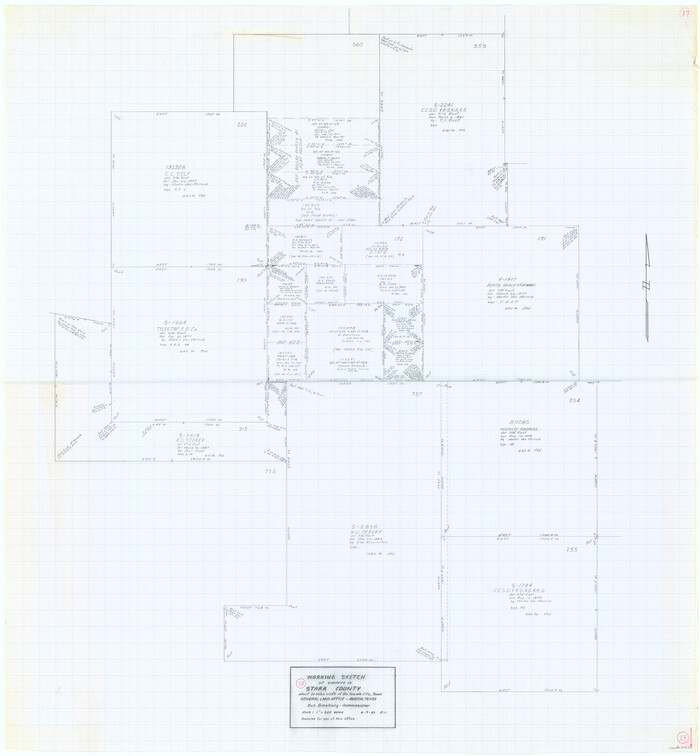 63933, Starr County Working Sketch 17, General Map Collection