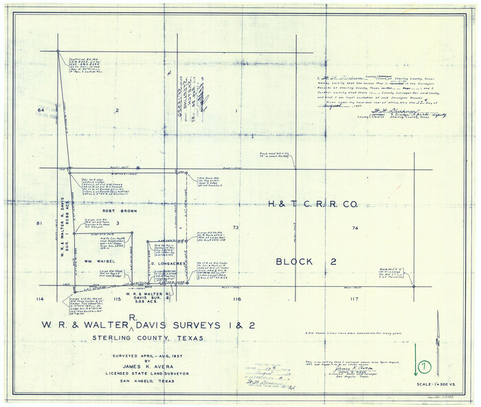 63989, Sterling County Working Sketch 7, General Map Collection
