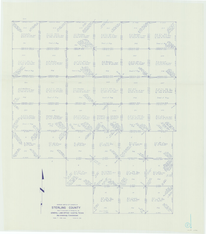 63990, Sterling County Working Sketch 8, General Map Collection