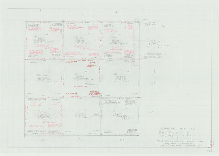 63994, Sterling County Working Sketch 12, General Map Collection