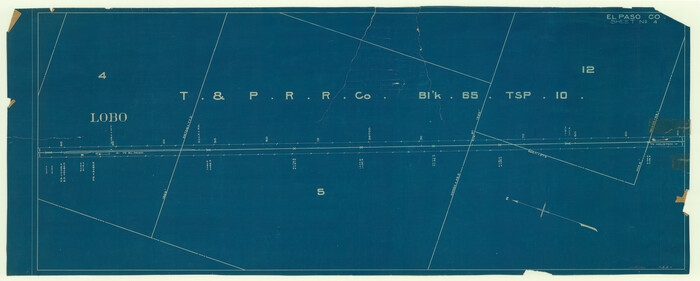 64002, [Galveston, Harrisburg & San Antonio through El Paso County], General Map Collection