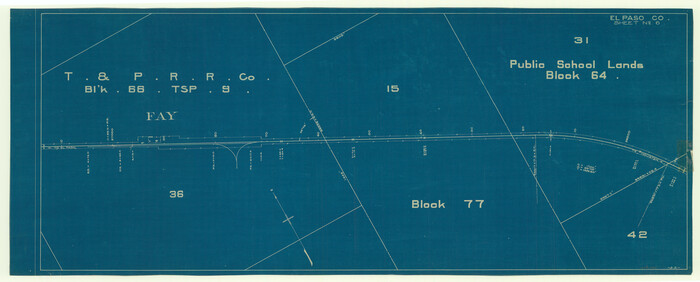 64003, [Galveston, Harrisburg & San Antonio through El Paso County], General Map Collection