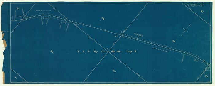 64004, [Galveston, Harrisburg & San Antonio through El Paso County], General Map Collection