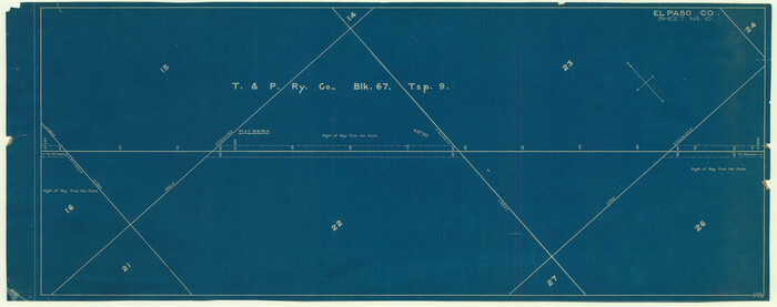 64005, [Galveston, Harrisburg & San Antonio through El Paso County], General Map Collection
