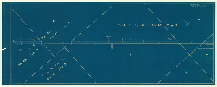64006, [Galveston, Harrisburg & San Antonio through El Paso County], General Map Collection