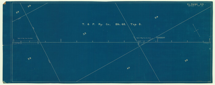 64007, [Galveston, Harrisburg & San Antonio through El Paso County], General Map Collection