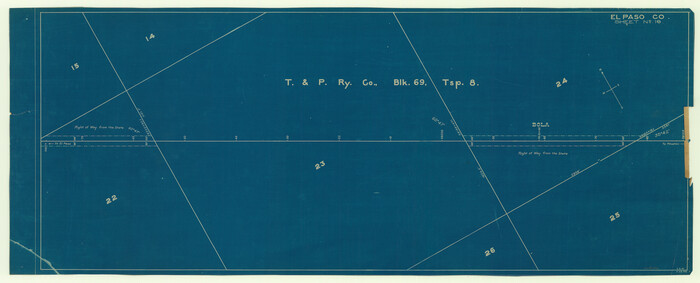 64008, [Galveston, Harrisburg & San Antonio through El Paso County], General Map Collection