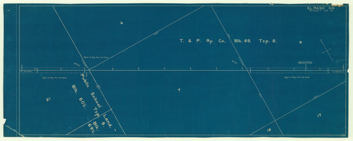 64009, [Galveston, Harrisburg & San Antonio through El Paso County], General Map Collection