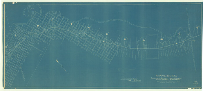 64024, Right of Way & Track Map San Antonio & Aransas Pass Railway Co., General Map Collection