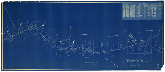 64026, Right of Way & Track Map San Antonio & Aransas Pass Railway Co., General Map Collection
